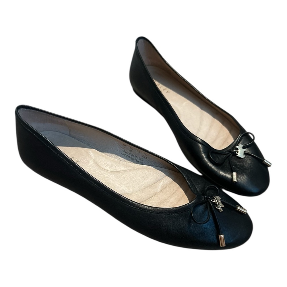 Radley London Black Women’s 5 Flat Leather Shoes